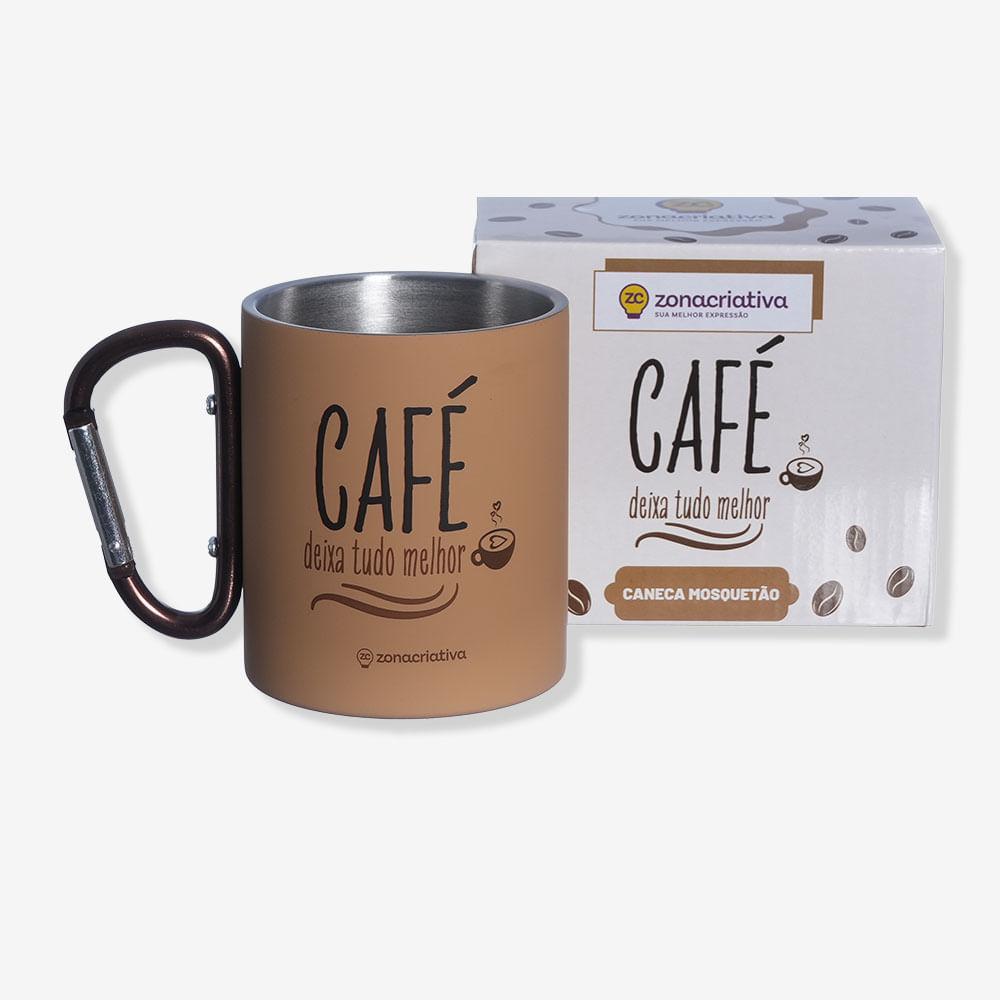 Caneca Mosquetão Café - Zonacriativa