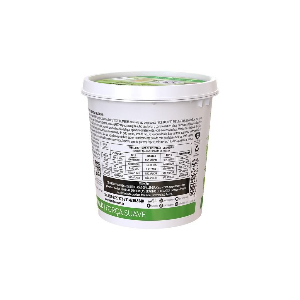 Guanidina Tradicional Mild Alisa E Relaxa Salon Line 215gr