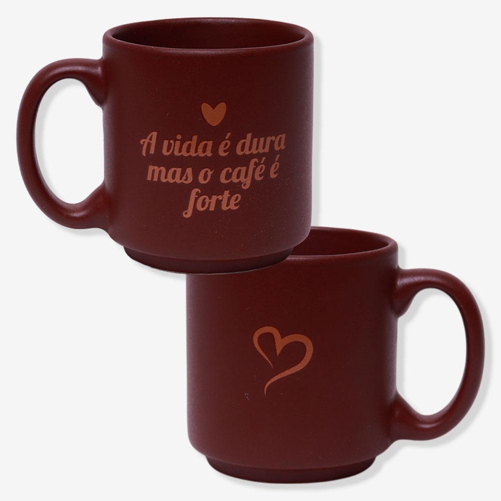 Caneca Mini Tina Café Forte - Zonacriativa
