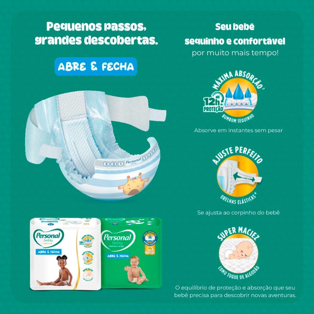 Fralda Personal Baby Protect Sec Tamanho Xg Leve 50 Pague 47 Unidades Descartáveis