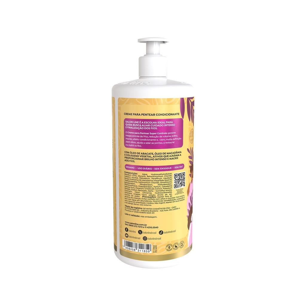 Creme Para Pentear Super Controle Salon Line 1L
