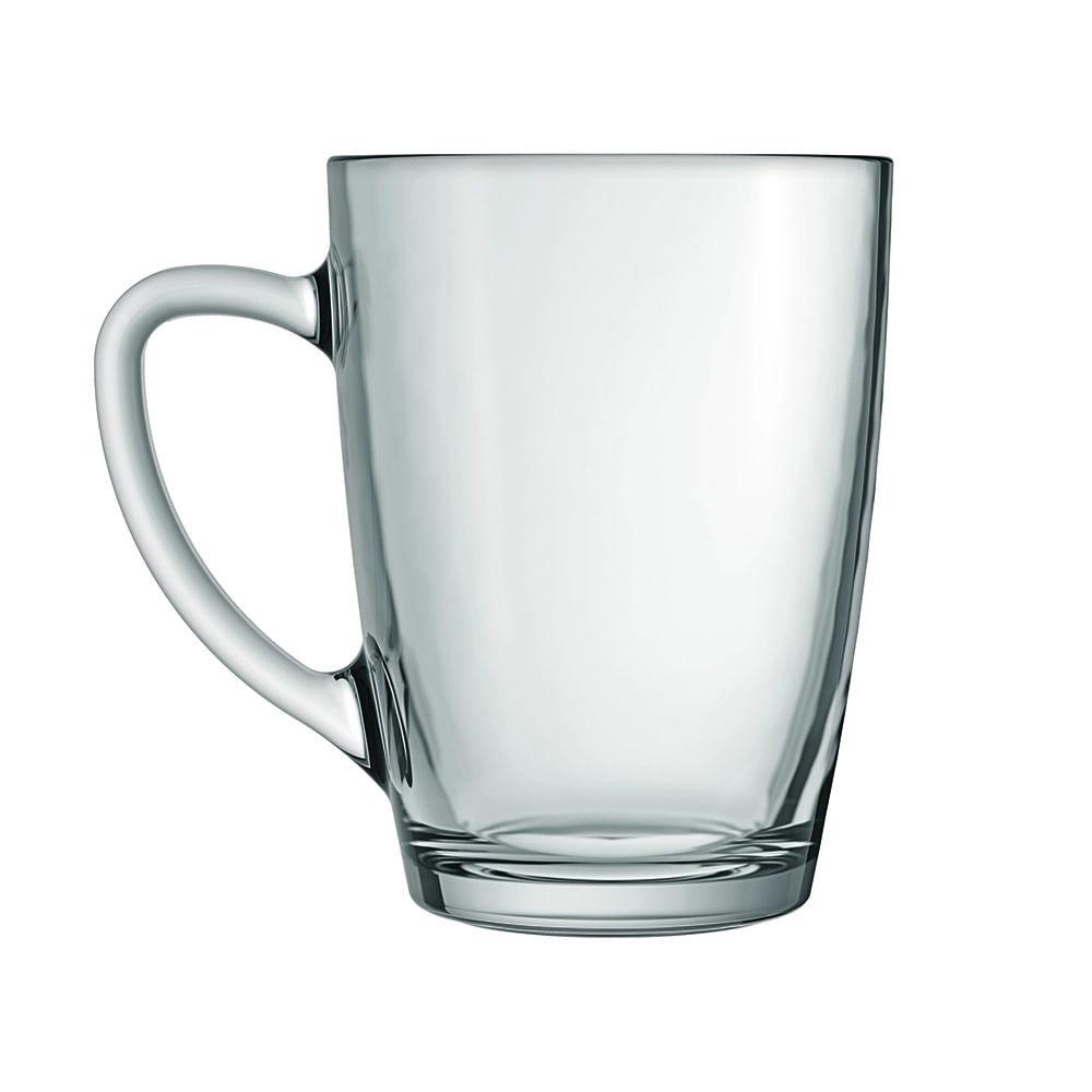 Caneca Nadir Tarsila Em Vidro Incolor 300ml