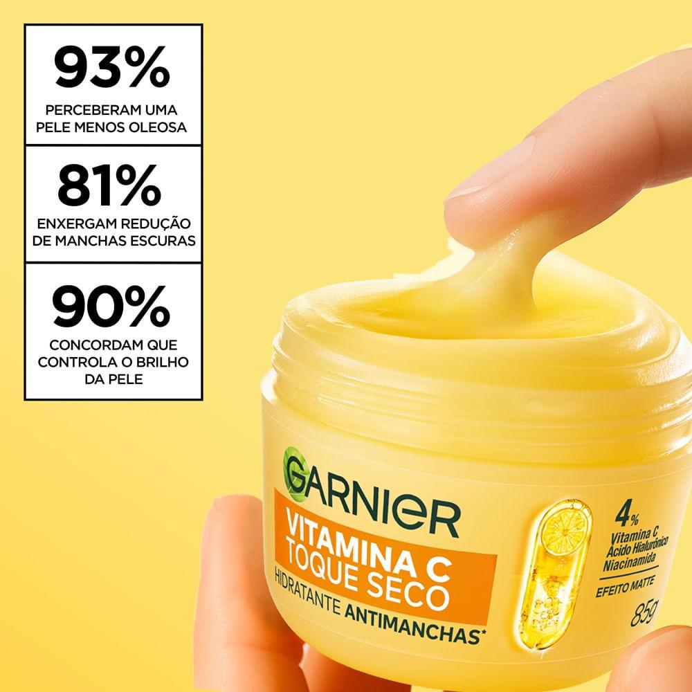 Hidratante Facial Antimanchas Garnier Vitamina C Toque Seco 85g