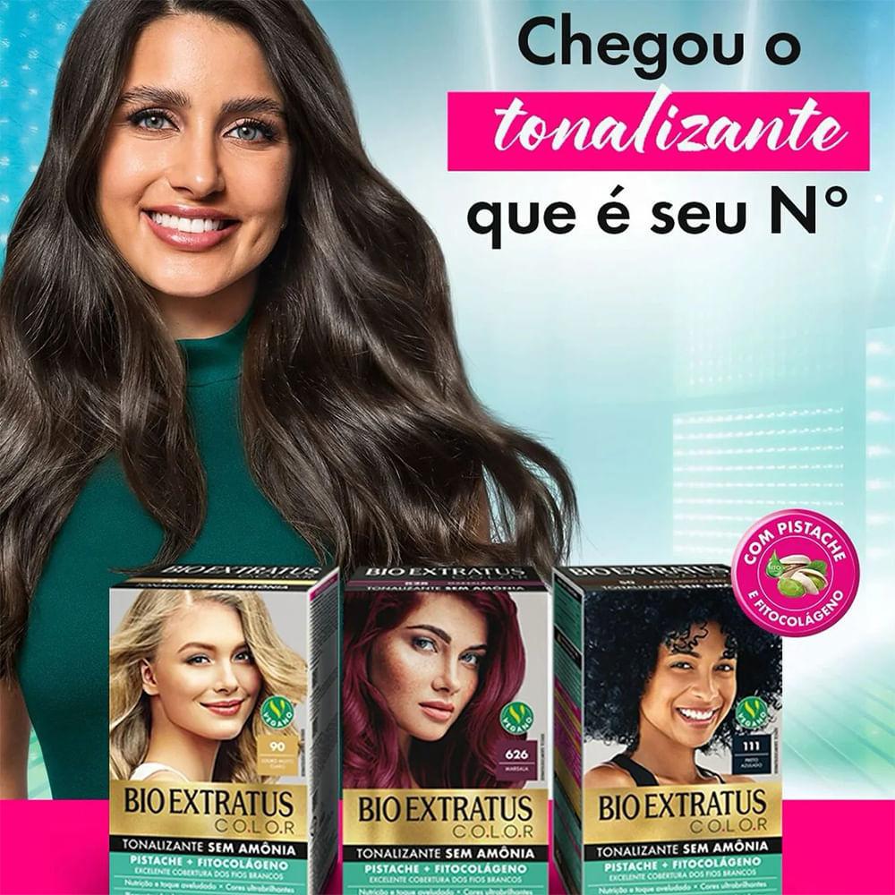 Tonalizante Sem Amônia Bio Extratus Color Louro Escuro 60