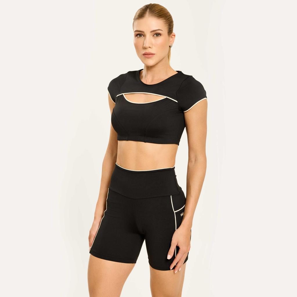Short Ladder Preto Poliamida