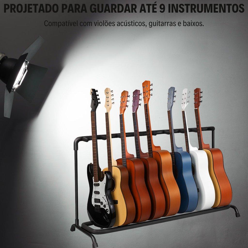 Suporte Violão Guitarra Baixo 9 Instrumentos Oscar Os889