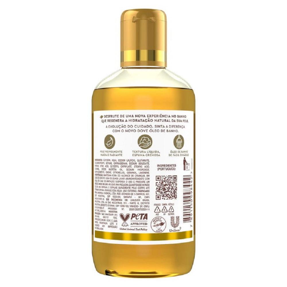 Sabonete Líquido Dove Óleo De Banho Glicerinado Hidratante 240ml