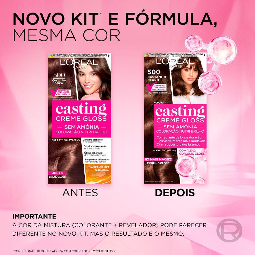 Tintura Casting Creme Gloss Castanho Claro 500