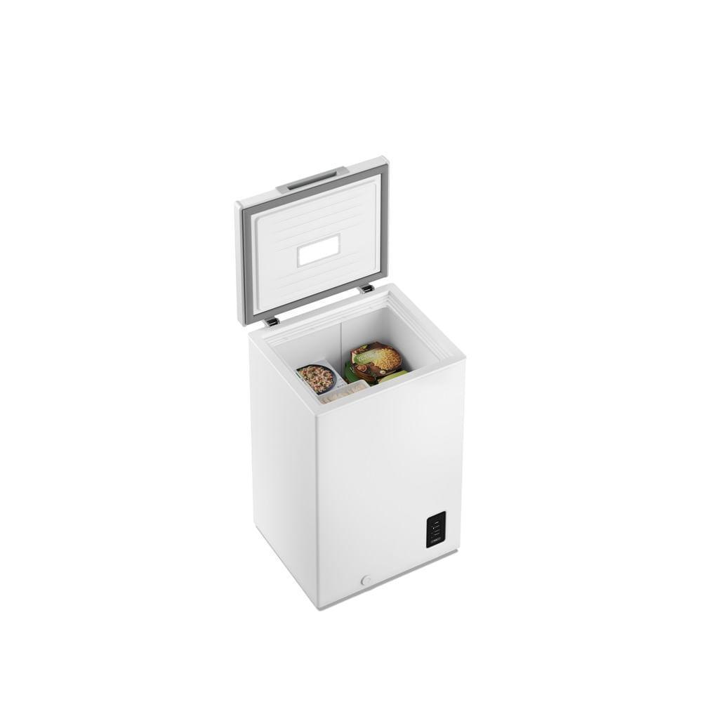 Freezer Horizontal Electrolux 95L Inverter Bivolt Uma Porta Branco (hb100)