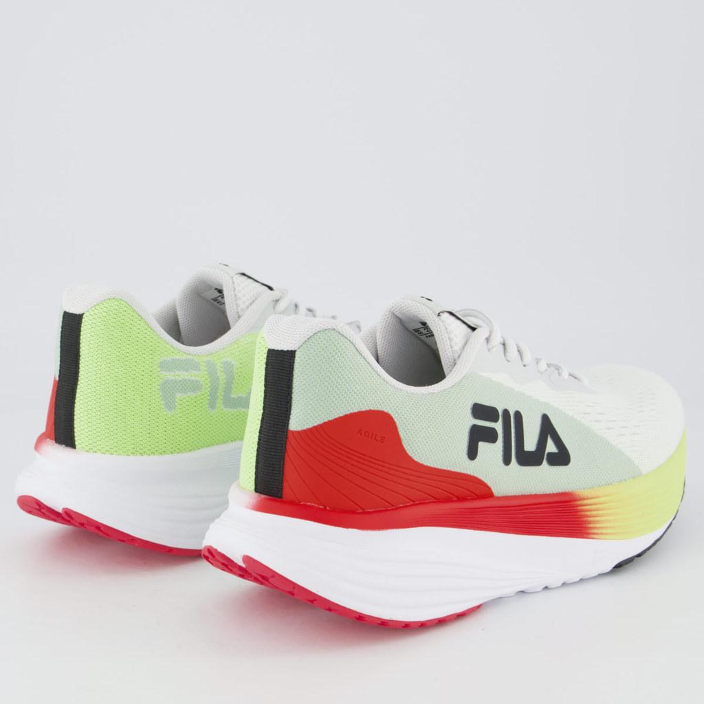 Tênis Fila Agile Branco E Vermelho