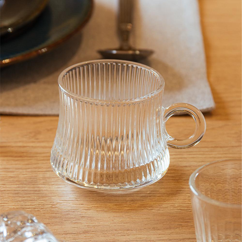 Caneca Lines 160ml Vidro - Lyor