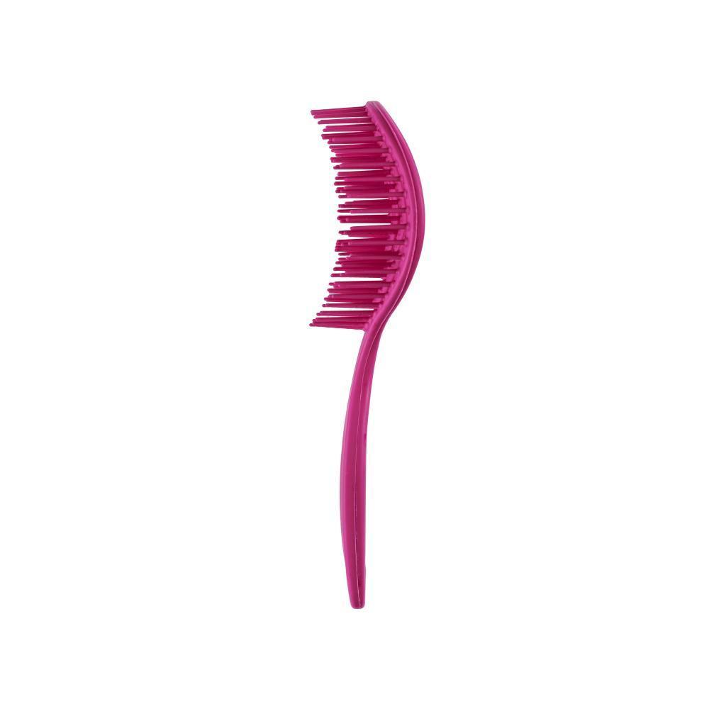 Escova De Cabelo Desembaraçadora Pirulito Cor Rosa Escuro - Dompel
