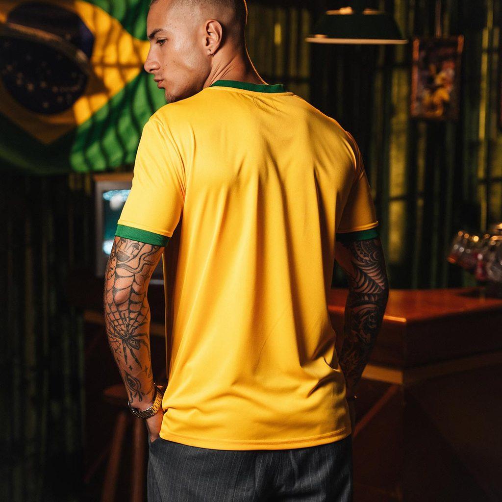 Camisa Brasil Urban Dry Amarela Masculina