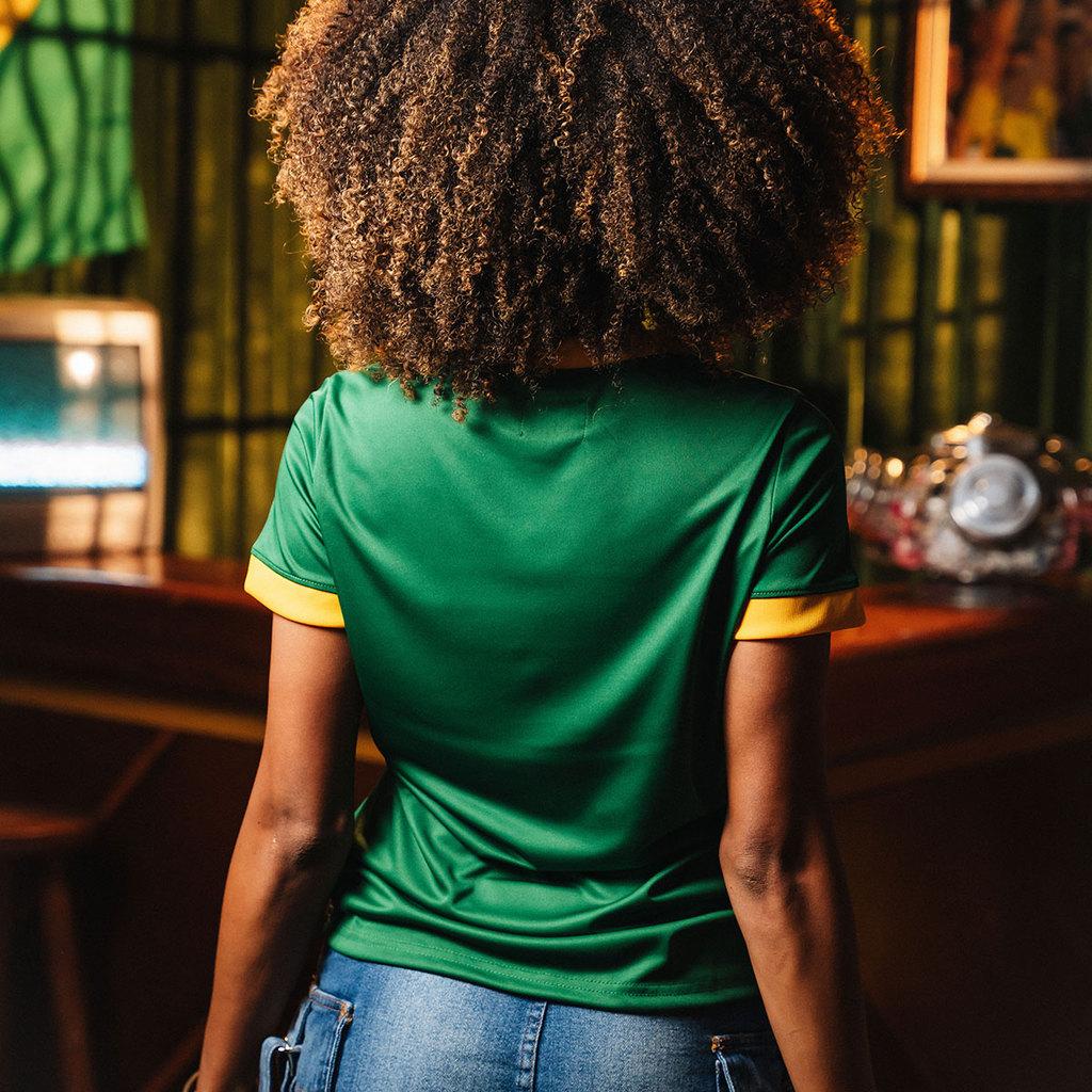 Camisa Brasil Urban Dry Verde Feminina