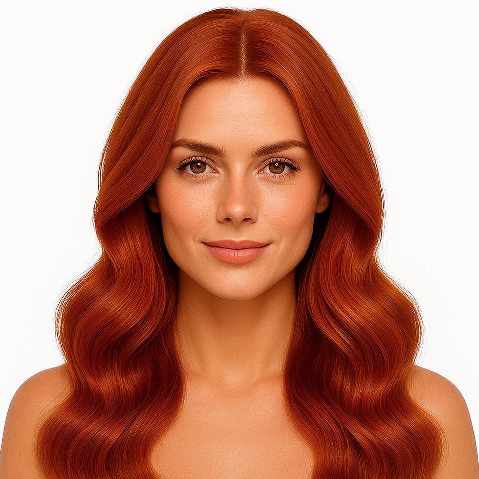 Coloração Profissional 7.4 Cabelo Louro Cobre Tinta Capilar Premium Prohall