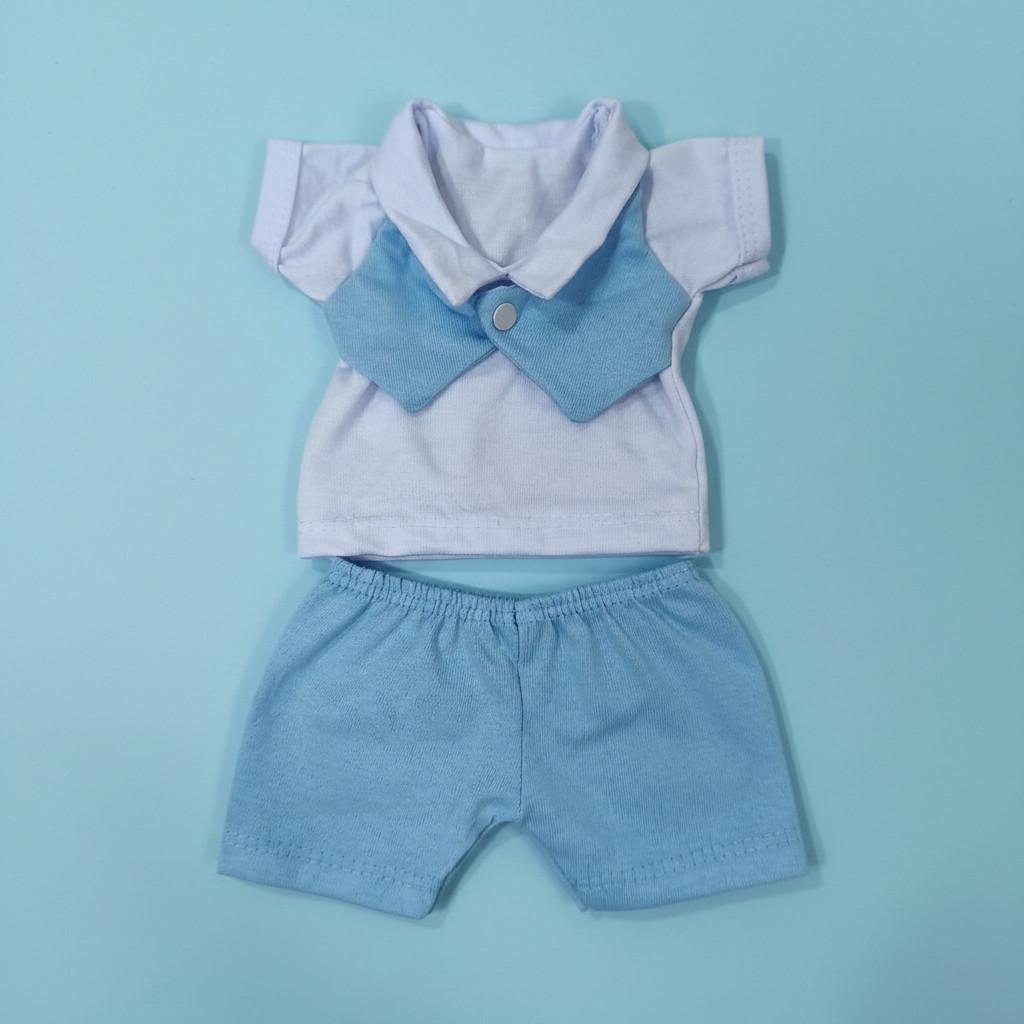 Enxoval Bebê Reborn Boneco Menino Mamãe Reborn 10 Peças K83a - Veste De 45 A 50cm