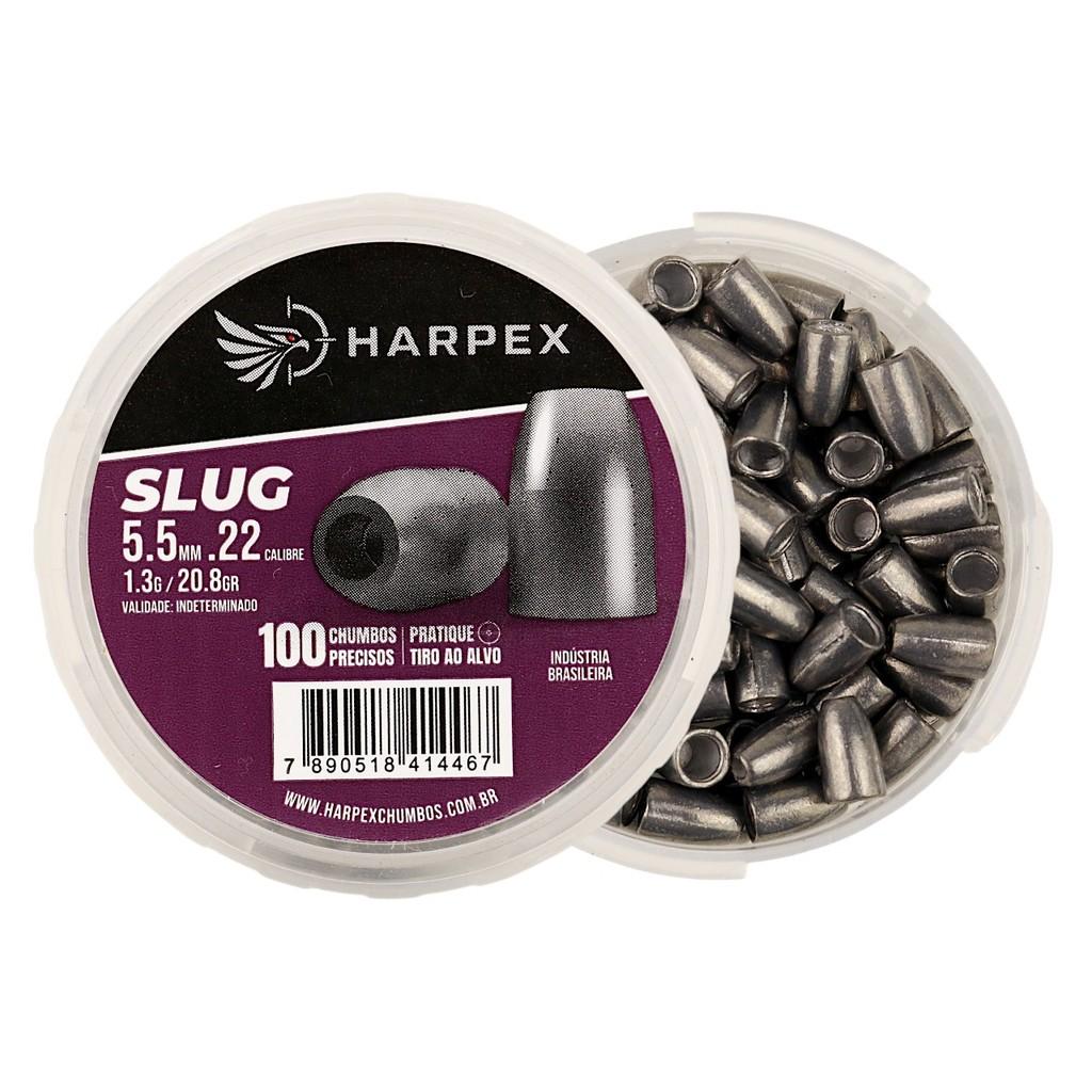 Chumbinho Harpex Slug Alta Precisão 5.5mm (.22) - 100un