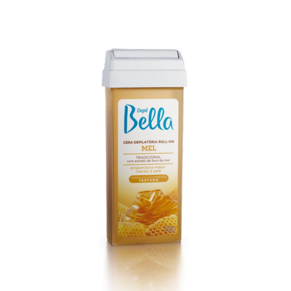 Kit 2 Ceras Depilatória Depil Bella Roll-on Mel 100g