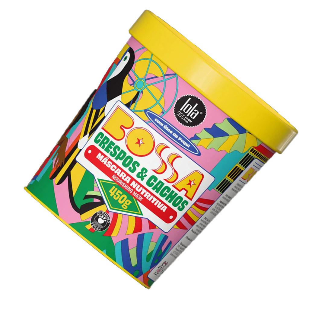 Mascara Nutritiva Lola Cosmetics Bossa Crespos E Cachos 450g
