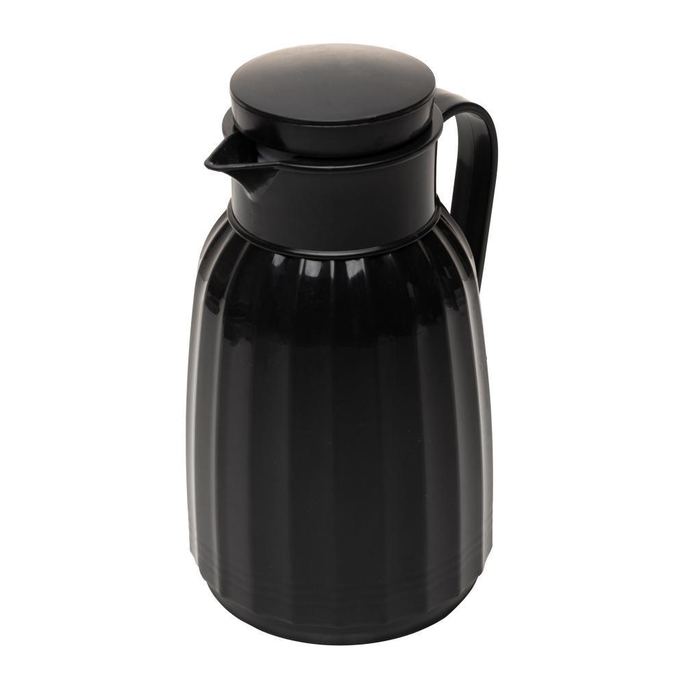 Garrafa Térmica Queen 400ml Preta Plástico Lyor