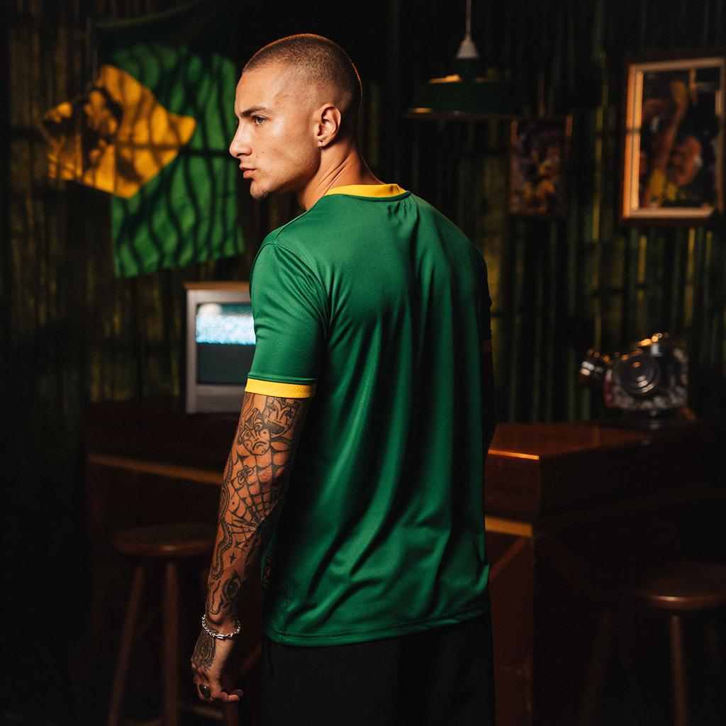 Camisa Brasil Urban Dry Verde Masculina