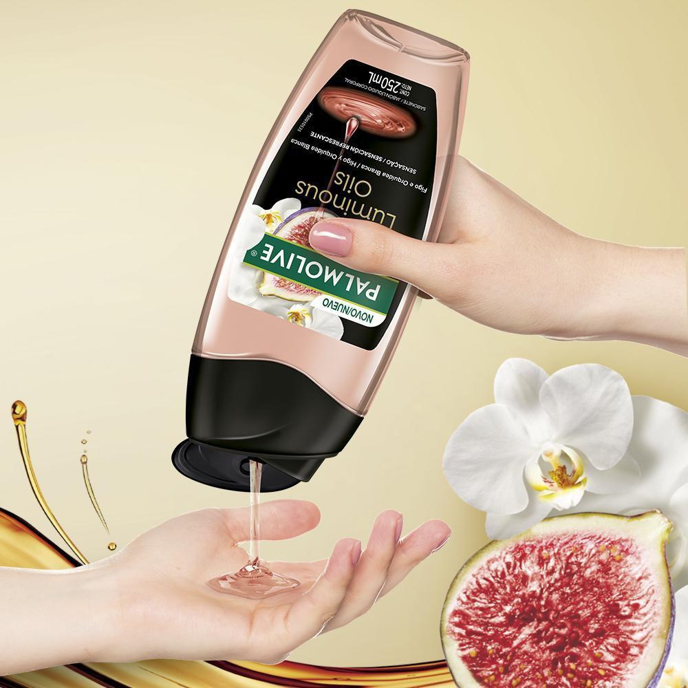 Sabonete Líquido Palmolive Luminous Oils Figo E Orquídea Branca 250ml