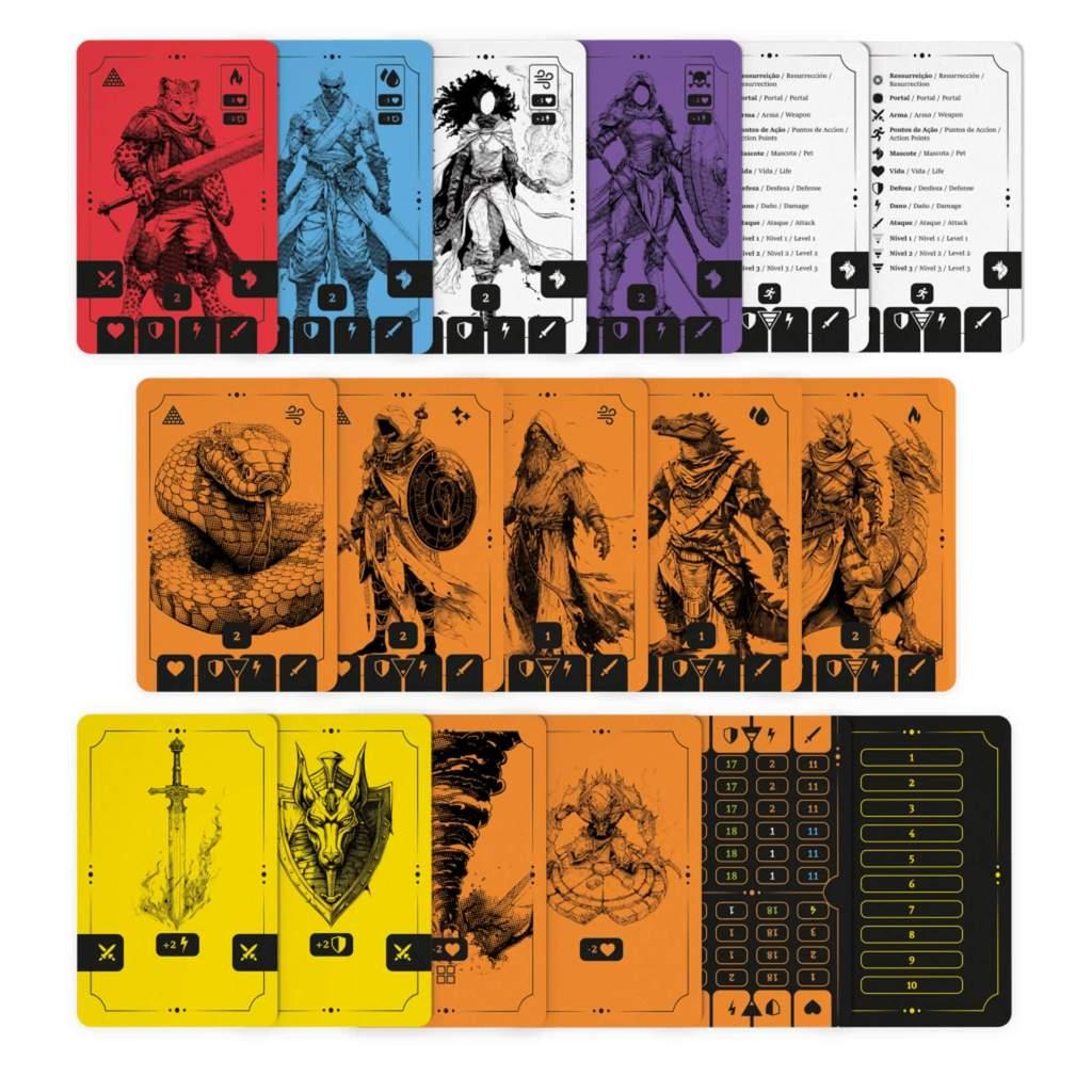 Jogo De Cartas Dungeons Of Kards Deserto Fogo Copag