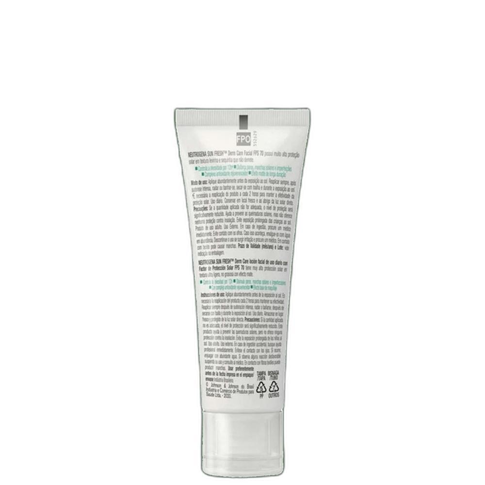 Neutrogena Sun Fresh Derm Care FPS 70 Clara -protetor Solar
