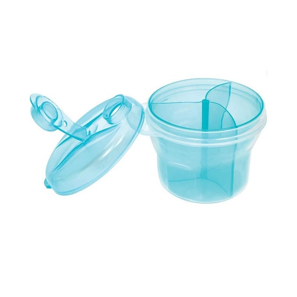 Porta Leite Em Pó Com Divisórias Removíveis Buba Azul 300ml
