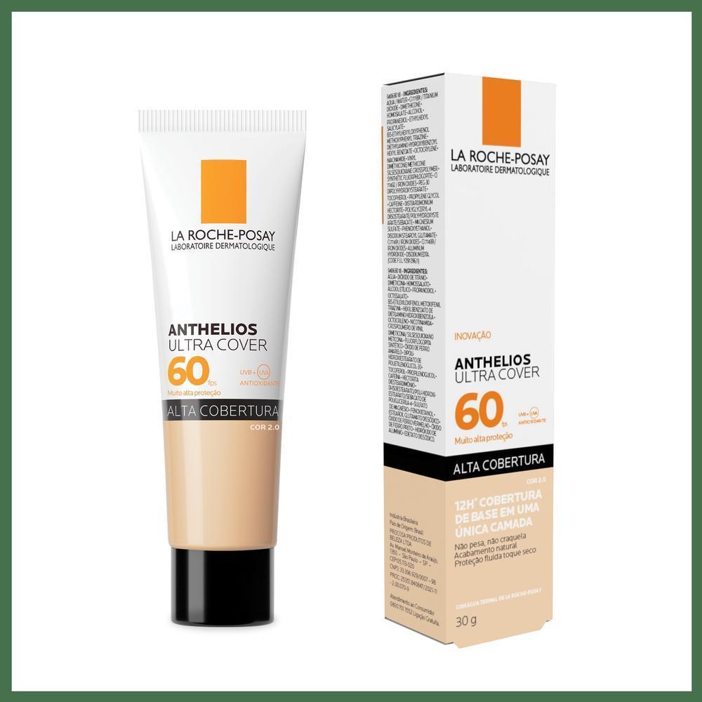 La Roche-posay Anthelios ULTRA Cover Cor 2.0 Fps60 - Protetor Solar Facial Com Cor 30g