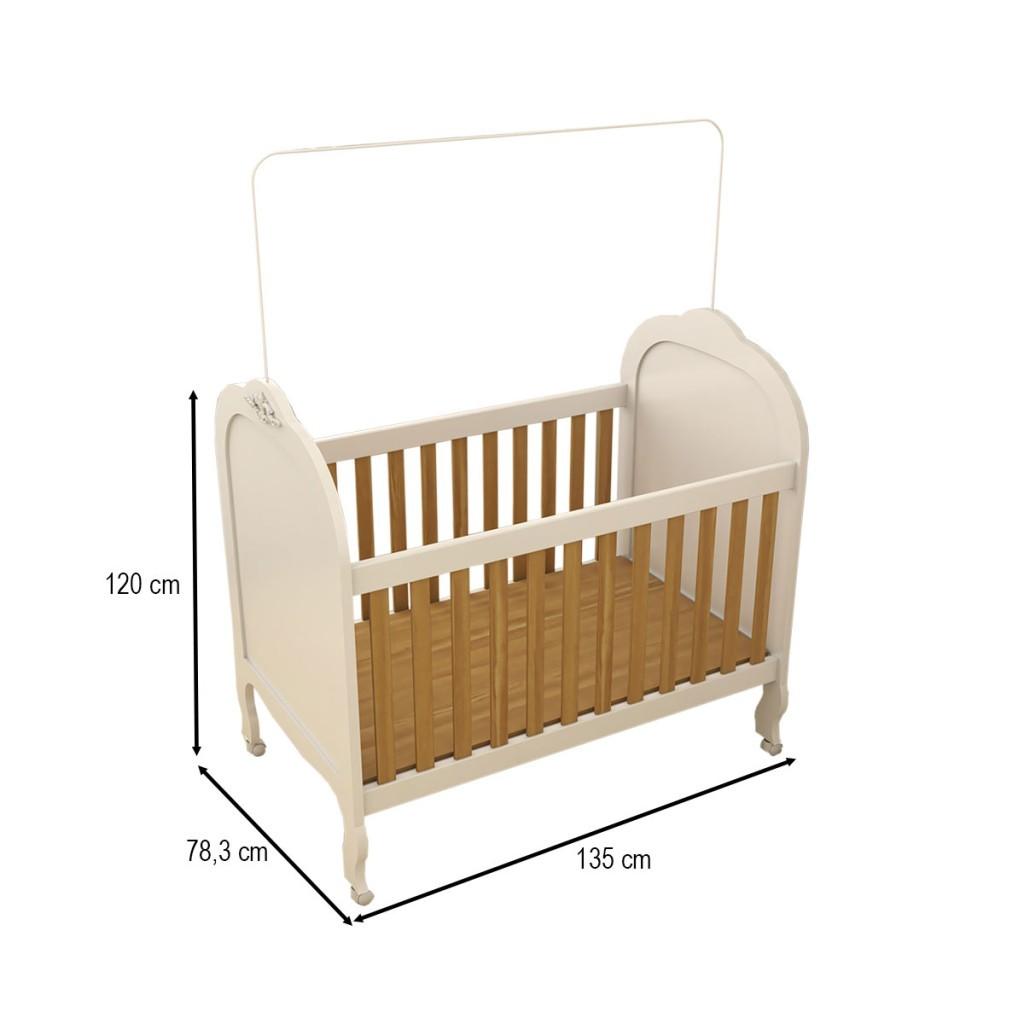 Berço Americano 3 Em 1 Sueño 100 Mdf - Panorama Móveis