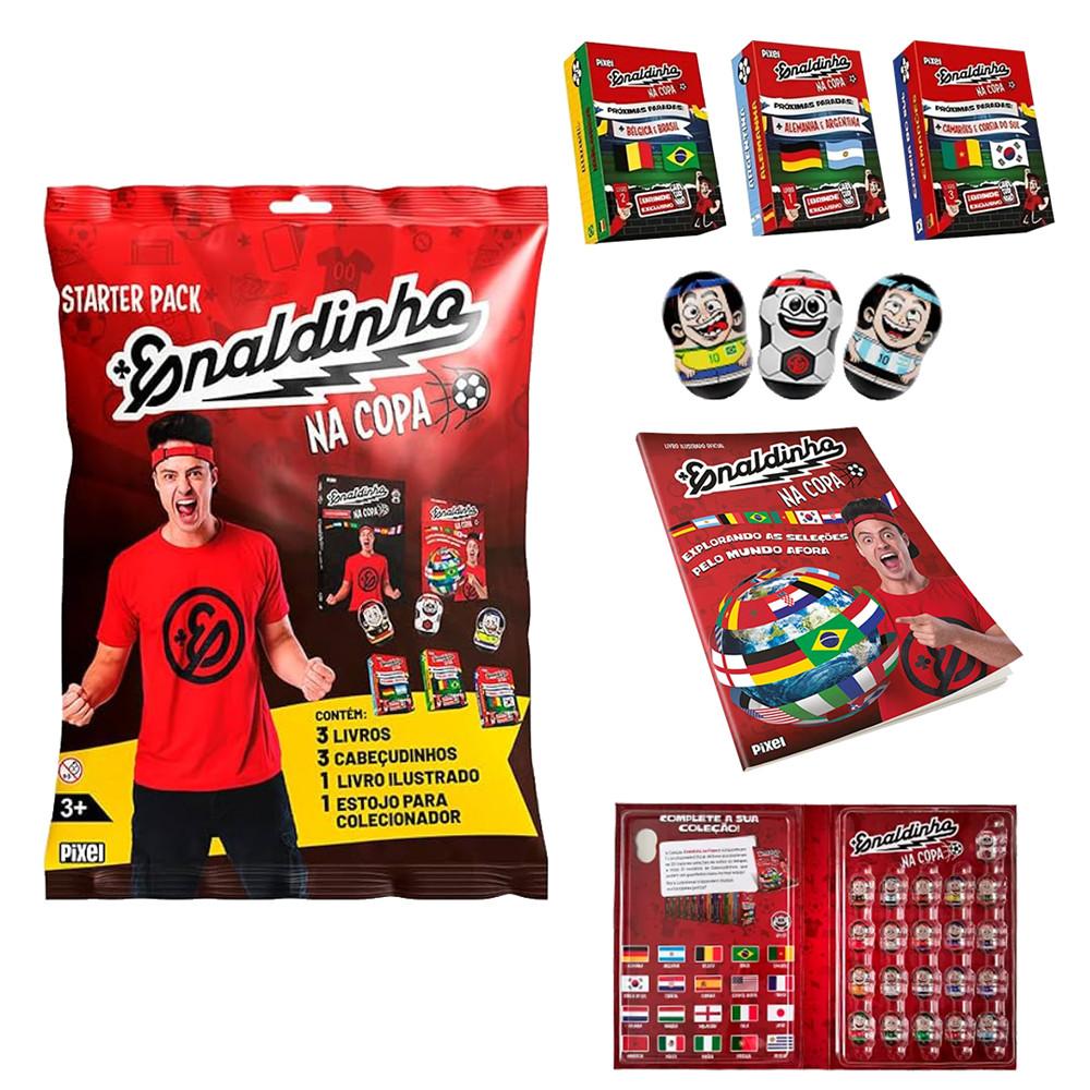 Starter Pack Enaldinho Copa + Starter Pack Cards Enaldinho + Mítico - Novo - Editora Pixel