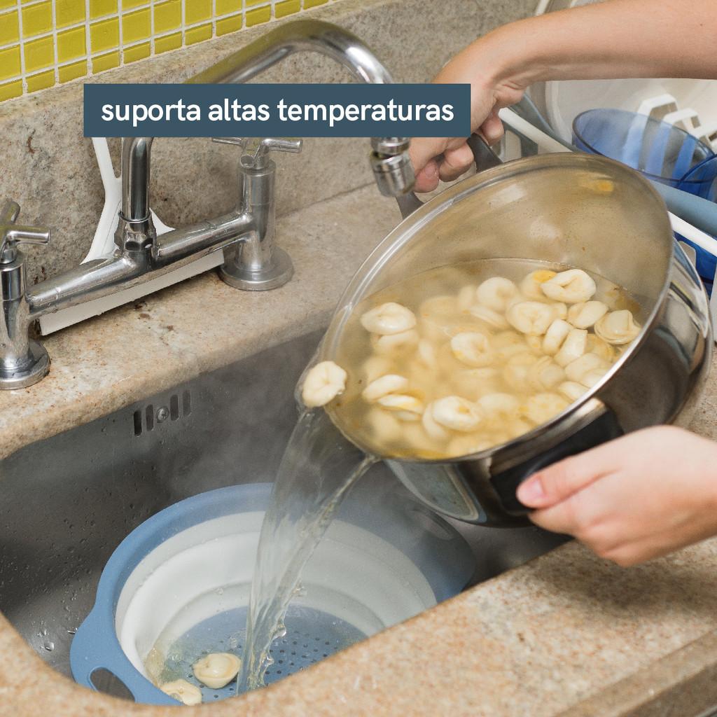 Escorredor Para Alimentos Retrátil Pequeno - Oikos
