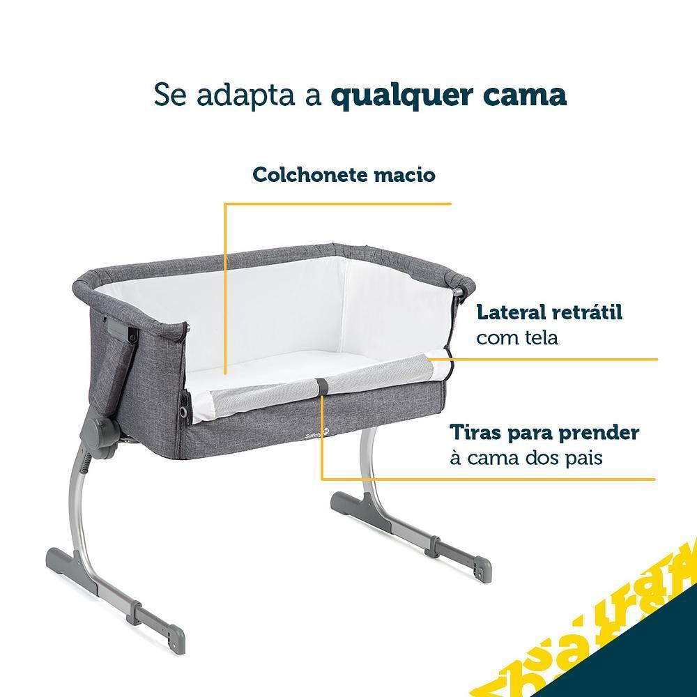 Berço Co-bed Side By Side Brown - Safety 1 St