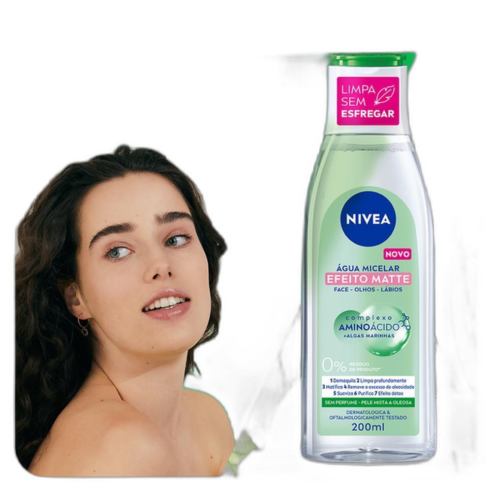 Nivea Solução De Limpeza 7 Em 1 Efeito Matte - Água Micelar 200ml