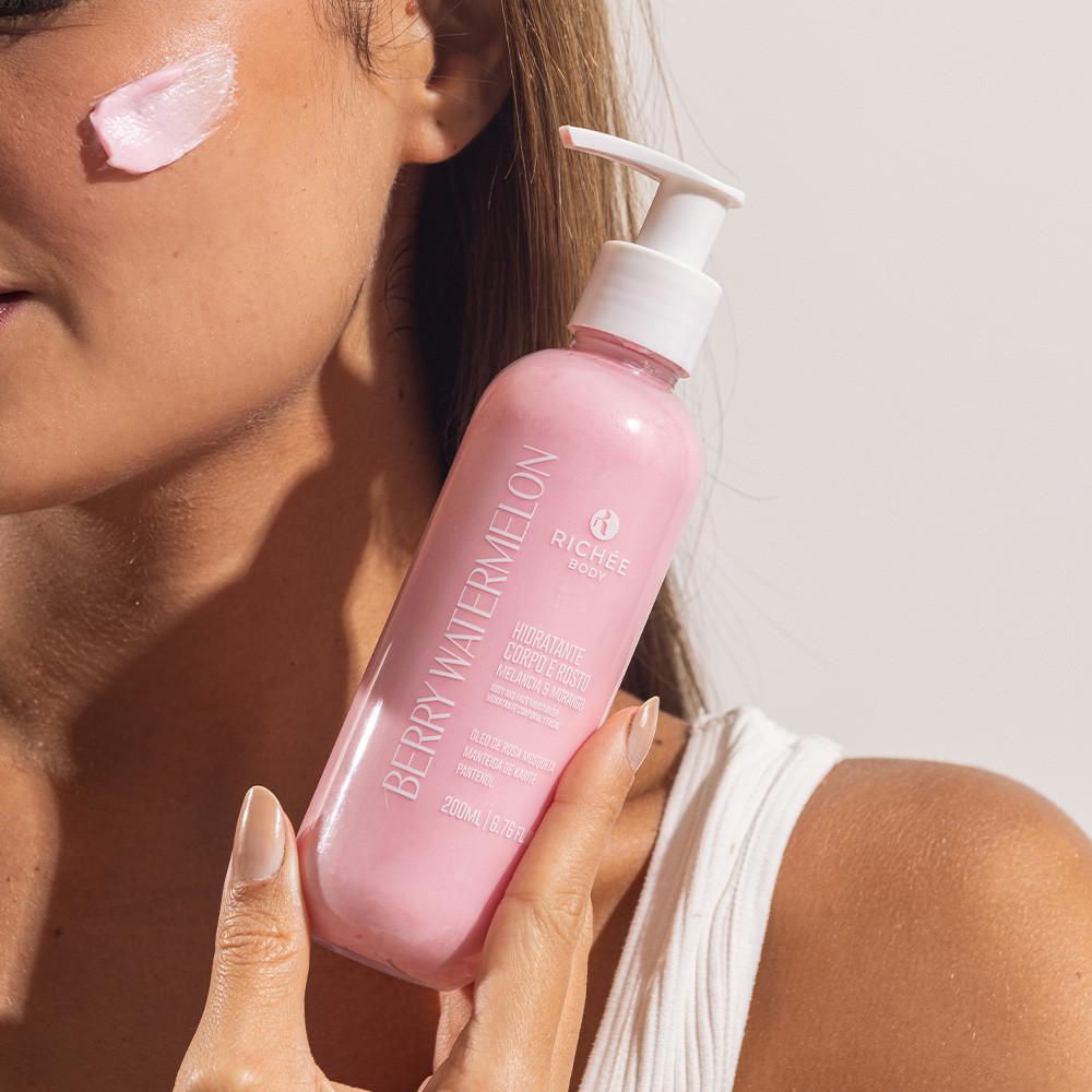 Hidratante Corpo E Rosto Morango E Melancia 200ml - Richée Body