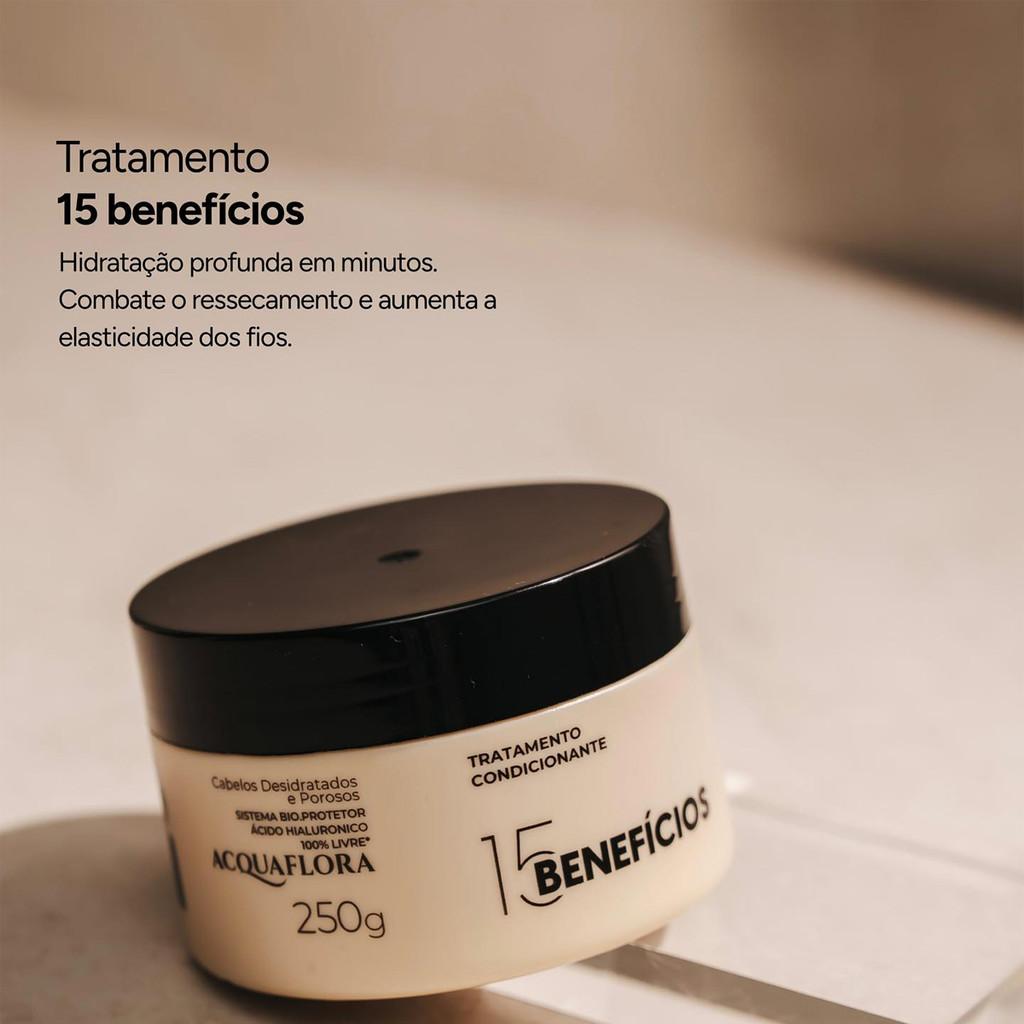 Acquaflora 15 Benefícios - Máscara Capilar 250g