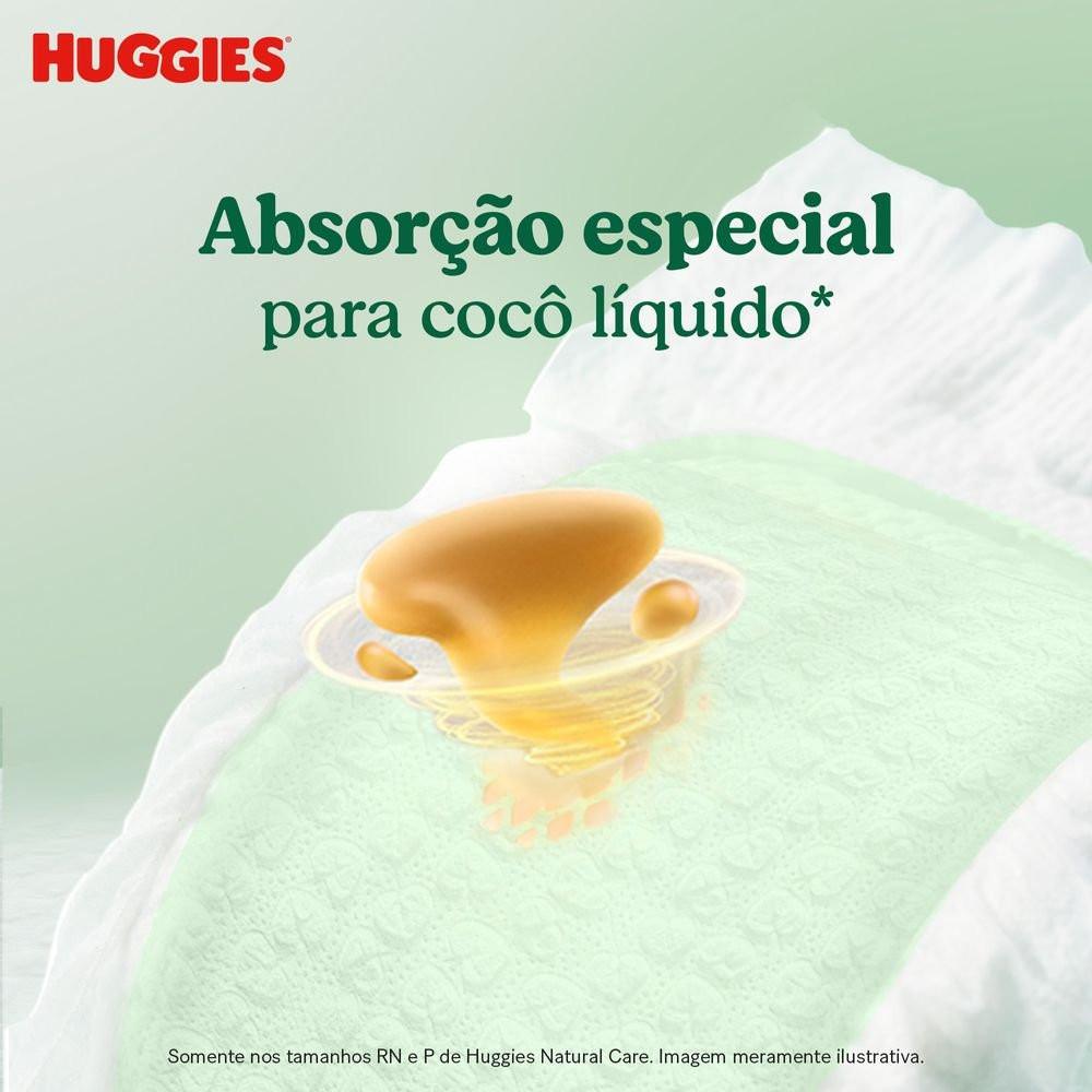 Fralda Huggies Descartável Premium Natural Care Rn Com 34 Unidades
