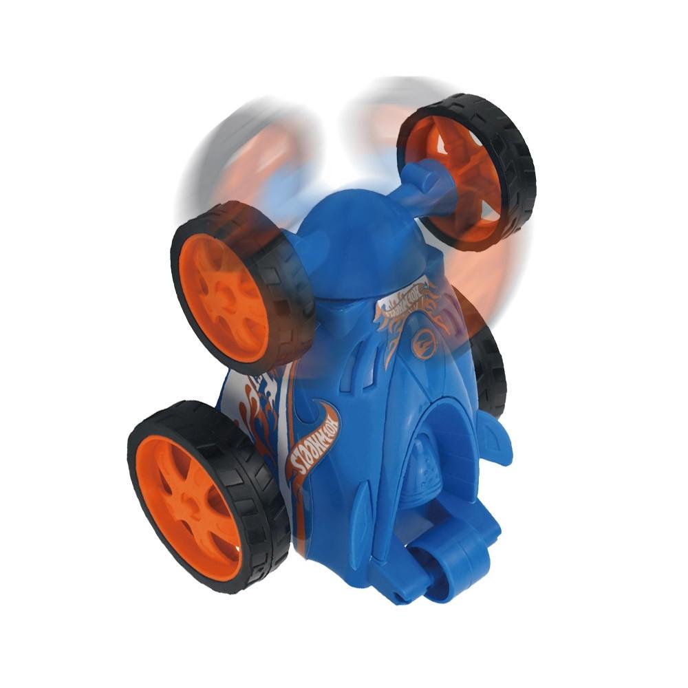 Carrinho De Controle Remoto Hot Wheels 1 43 Azul Com Luz Multikids