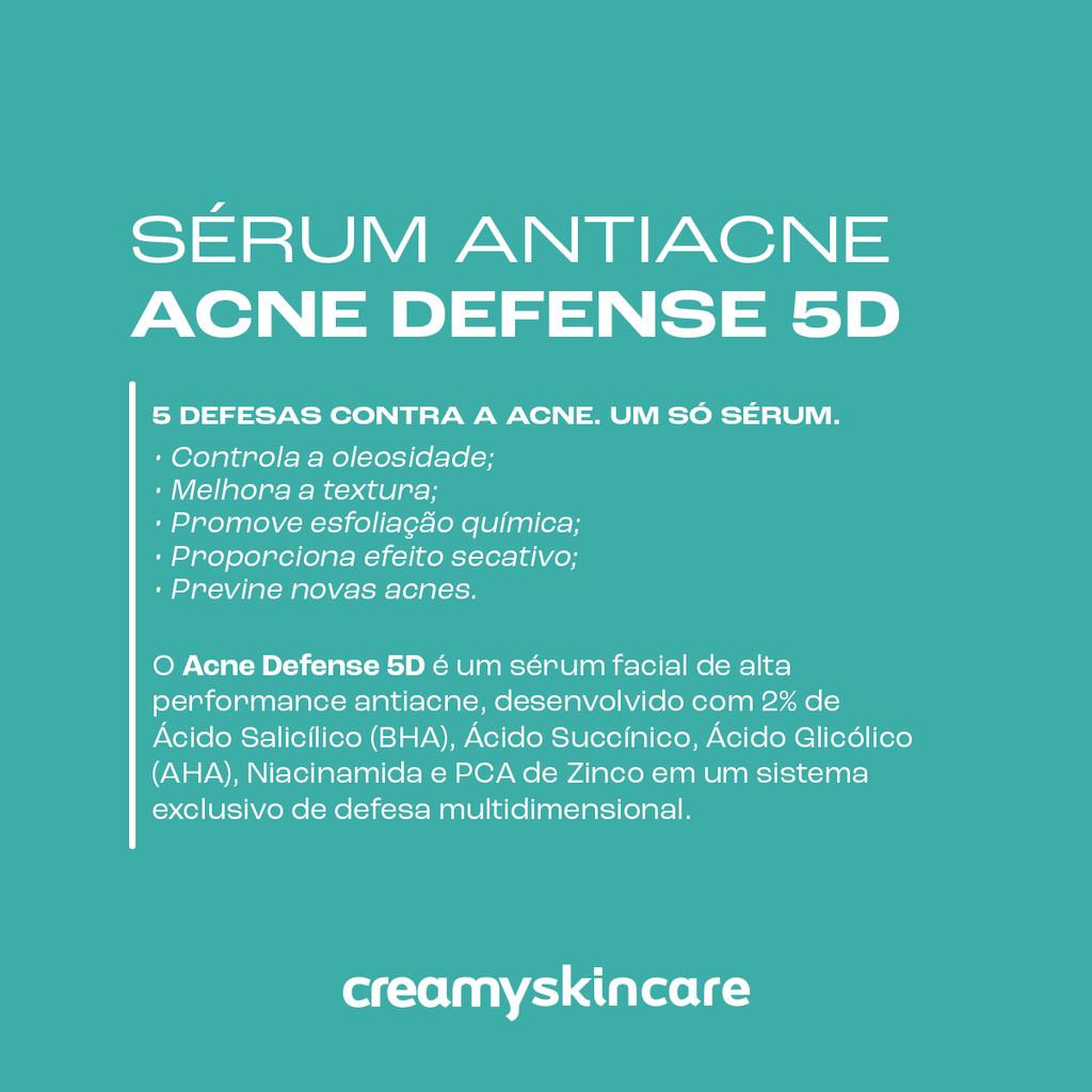 Sérum Antiacne Acne Defense 5D Salicilico Concentrado 30ml - Creamy Skincare