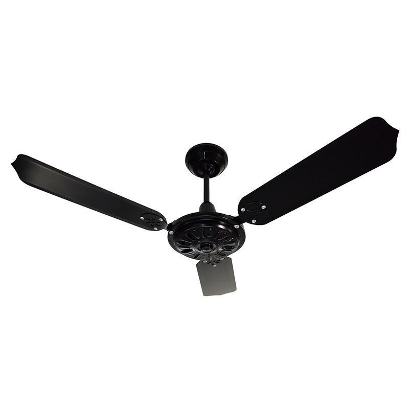 Ventilador De Teto Comerical Lorensid Preto 3 Pás 127v