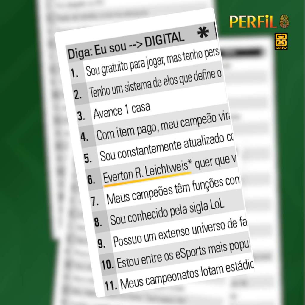 Jogo De Tabuleiro Perfil 8 Grow