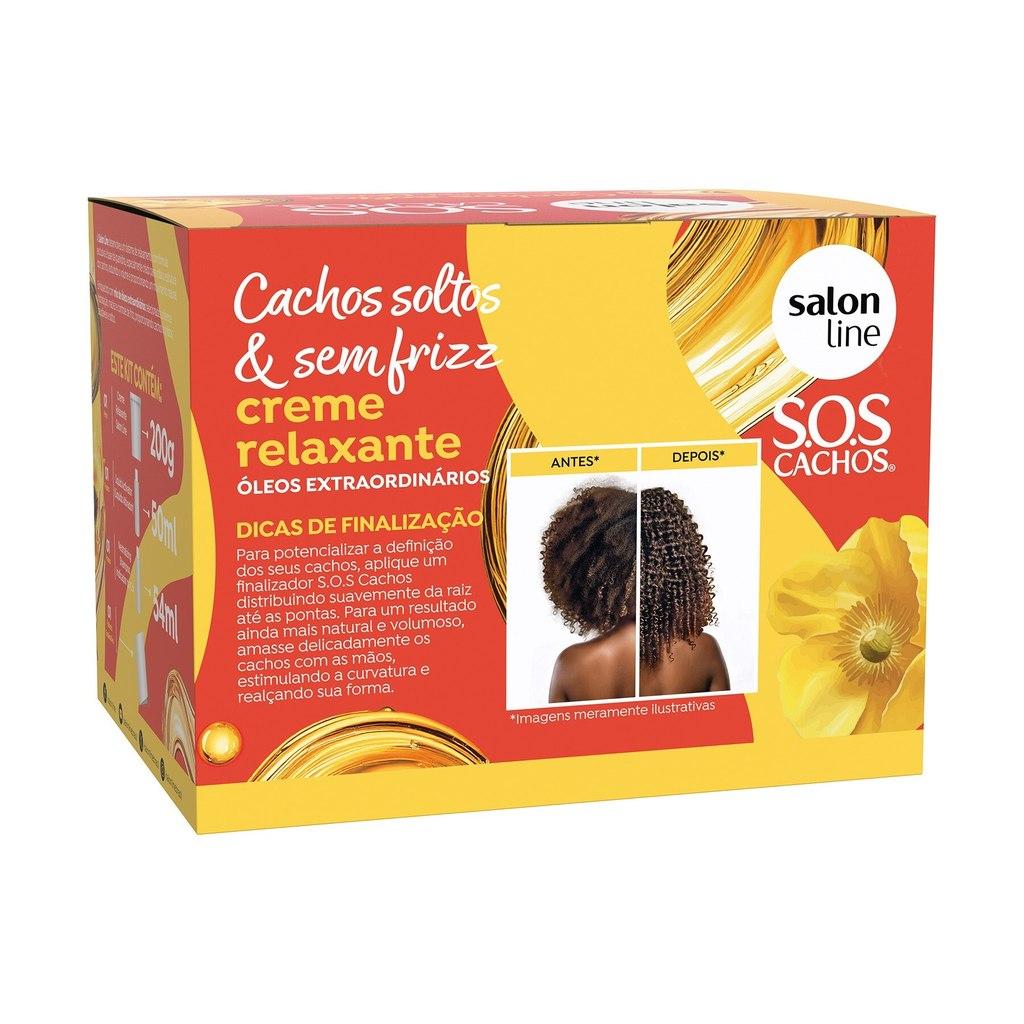 Creme Relaxante Cachos Soltos E Sem Frizz 200g