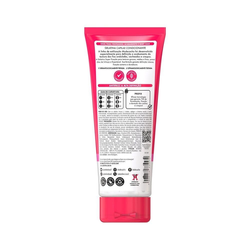 Kit Duplinha Gelatina #todecacho Super Definição E Super Fixação 200g