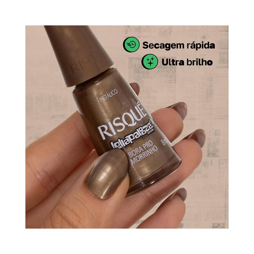 Esmalte Risqué Lollapalooza Brasil Bora PRO Morrinho