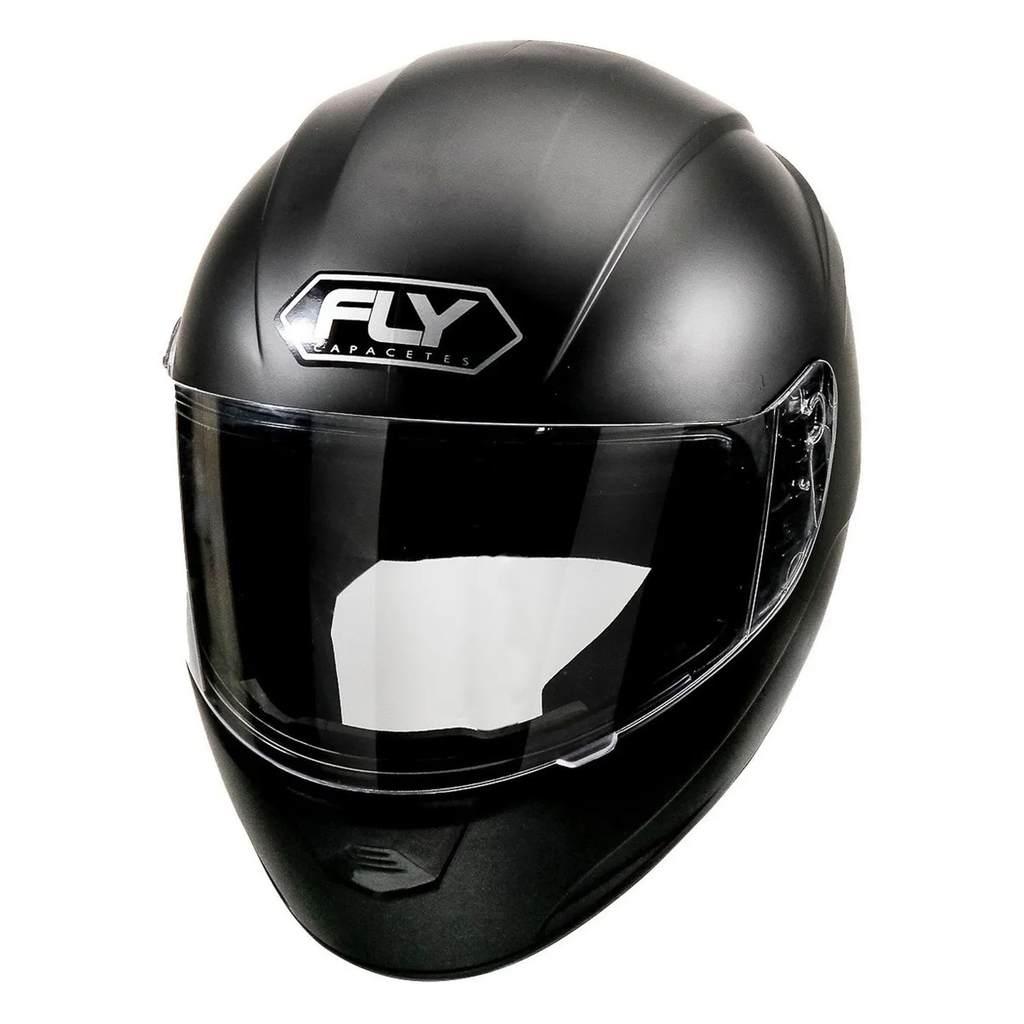 Capacete Fechado F9 Hg Classic Preto Fosco Fly