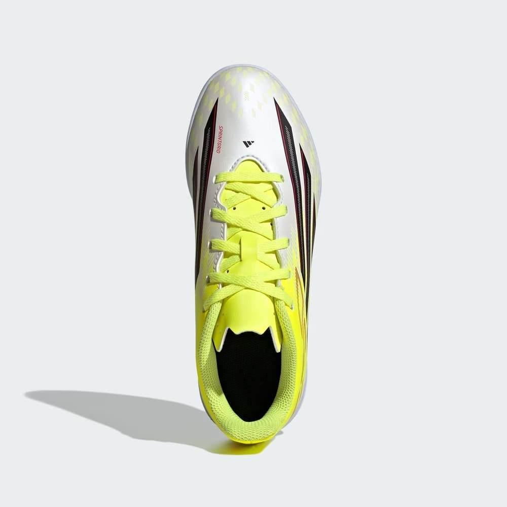 Chuteira Adidas Futsal F50 Club Jr Verde/branco