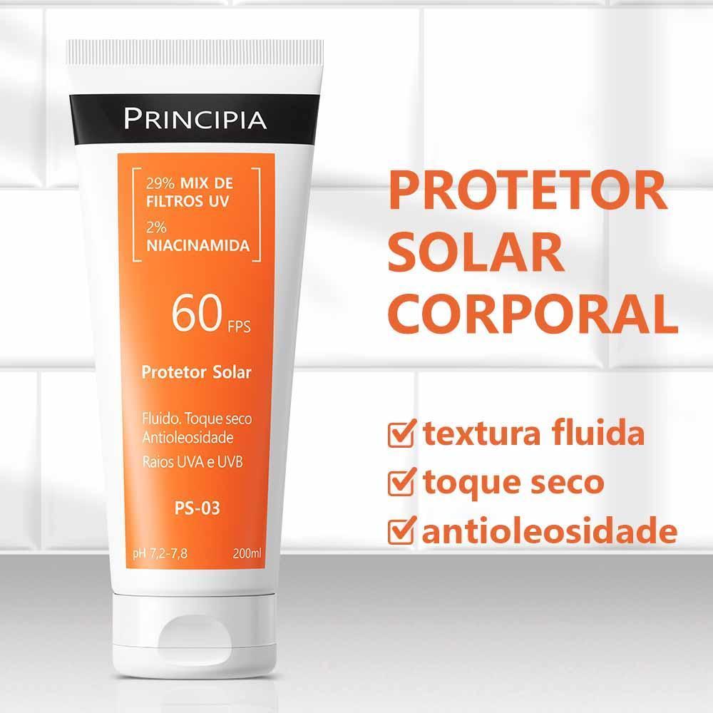 Protetor Solar Corporal Principia Ps-03 Fps60 200ml