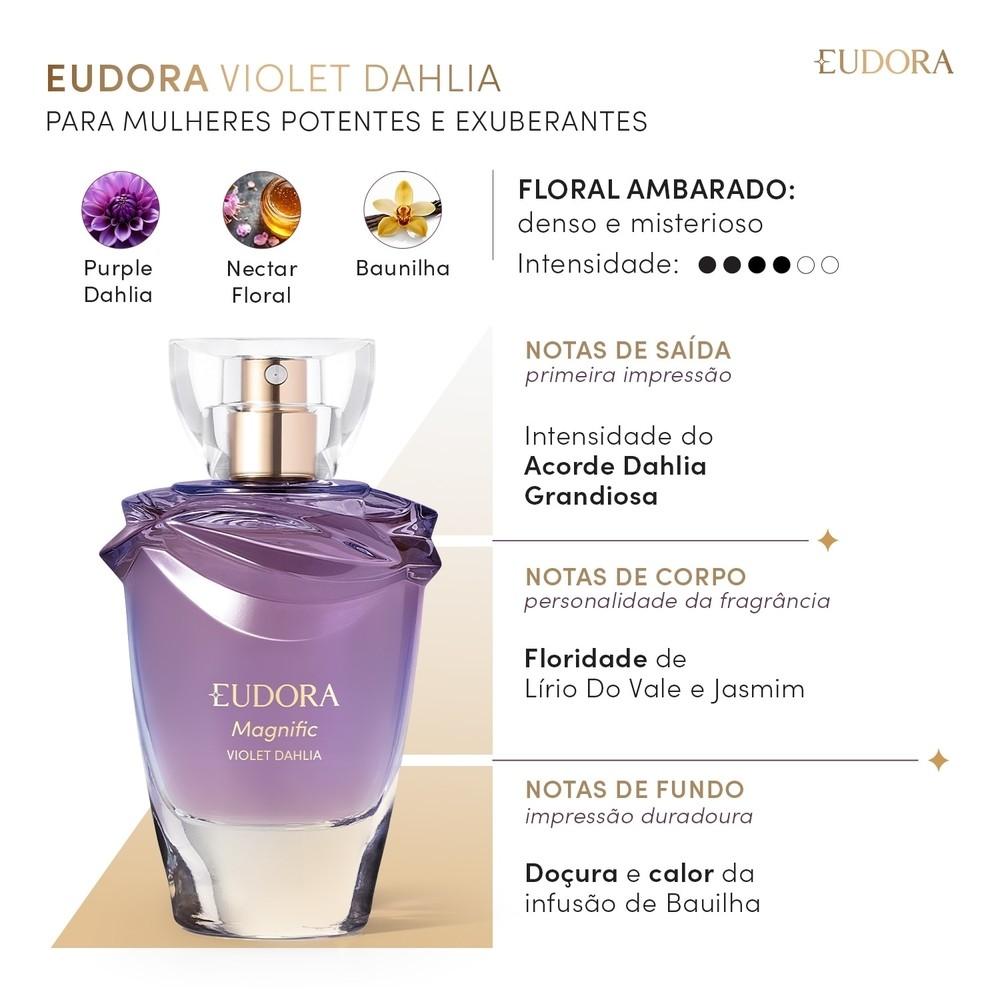 Eudora Magnific Desodorante Colônia Violet Dahlia 75ml
