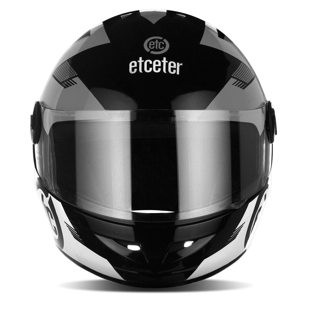 Capacete Fechado Integral Infantil Etceter Kids Menino Menina Com Viseira Cristal Transparente